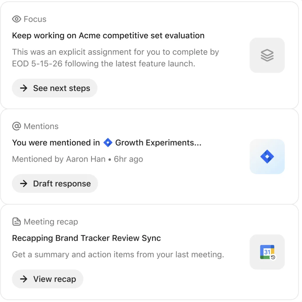Proactive Alerts UI